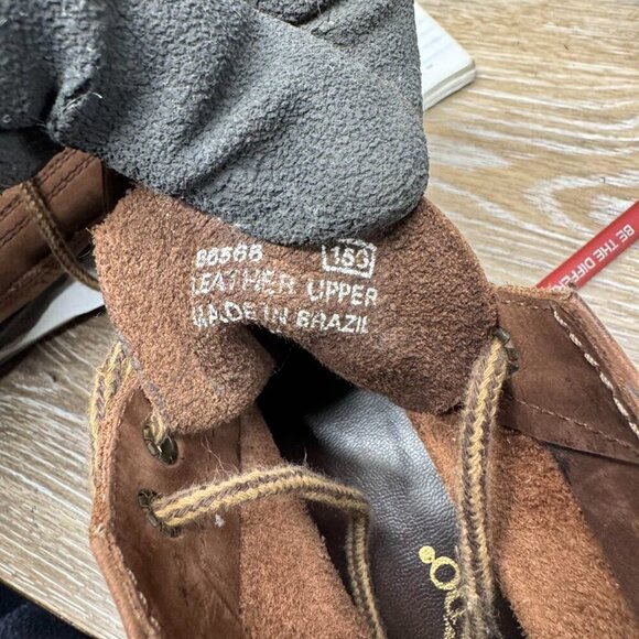 Colorado Moc Toe Brown Leather Chukka Boats Women's Size 9 - Picture 5 of 8